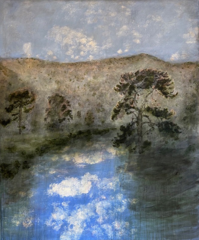 River and Escarpment by Tim Summerton