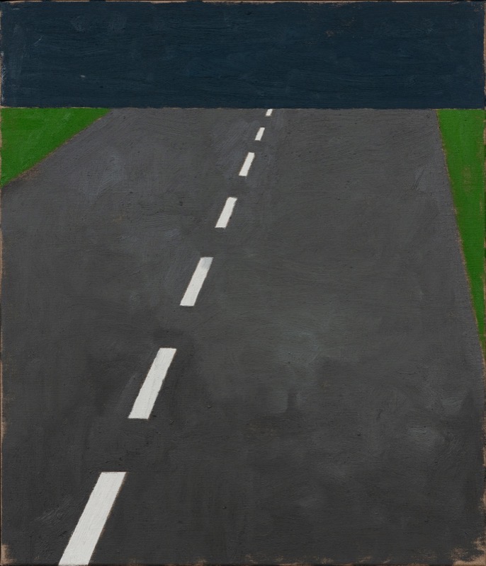 Road painting by Janis Clarke