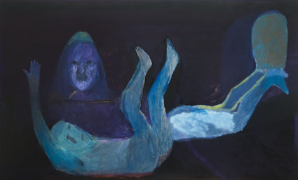 Untitled (Figure - purple hood) by Rhys Lee at Olsen Gallery