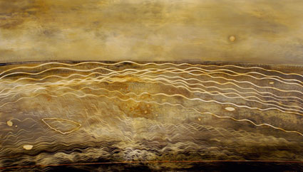 Dawn Fog Dam by John Olsen at Olsen Gallery