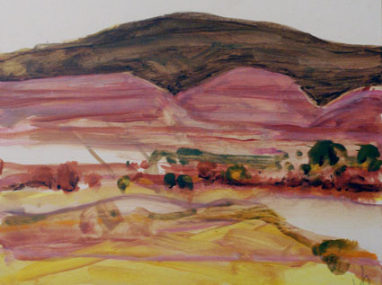Morning Dune, Simpson Desert by Jo Bertini at Olsen Gallery