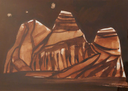 Night Desert I by Jo Bertini at Olsen Gallery
