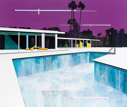 Empty Pool, Purple Sky Davies