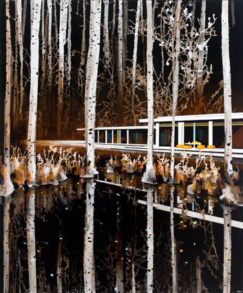 Burnt Forest Reflection Davies