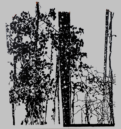 Tree Stencil Black Davies