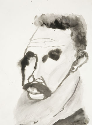 Der Ausrufer - Selbstbildnis (The Barker self portrait) 1921 by   at Olsen Gallery