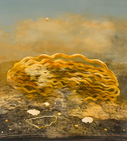 Lake Eyre - The Desert Sea X by John Olsen at Olsen Gallery