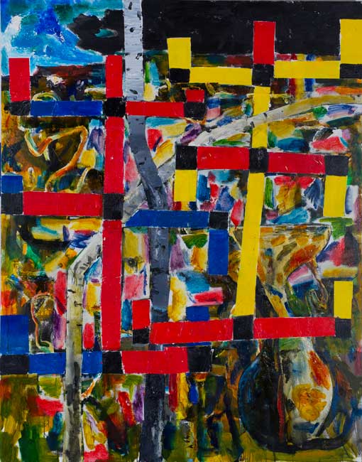 Artwork: Red Yellow and Blue Coastal X