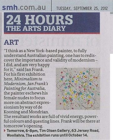 24 Hours The Arts Diary