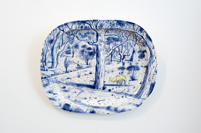 Artwork: Landscape with Kangaroos