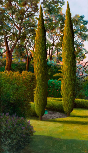 Artwork: Dusk Looking Through Big Pines