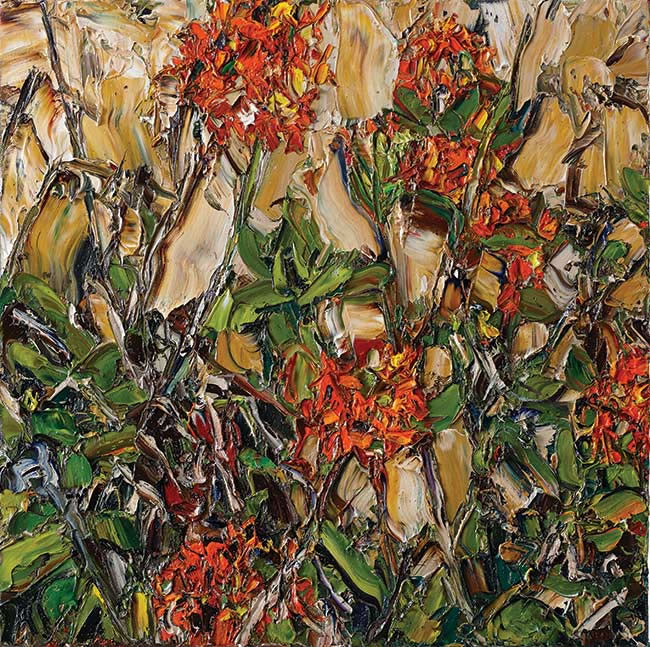 Artwork: Wooli Garden crucifix orchids 3