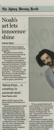 Noah's art lets innocence shine