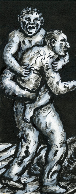 Artwork: Drawing 2011 carried man