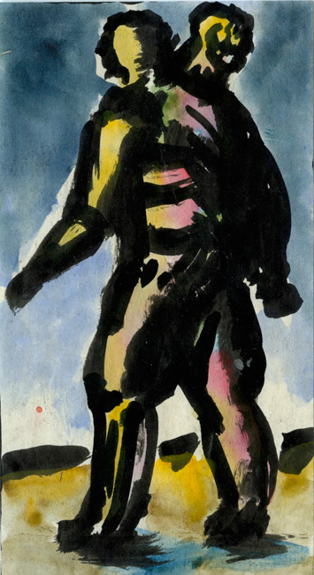 Artwork: Drawing 2011passing figures