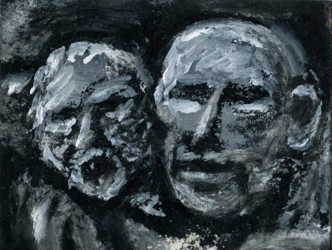 Artwork: Drawing 2013 two small heads