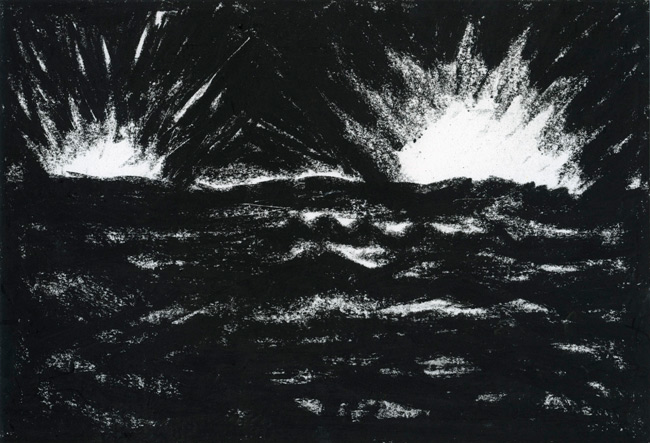 Artwork: Drawing c1995 two explosions