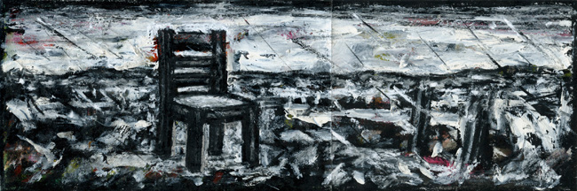 Artwork: Drawing 1996 chair in landscape