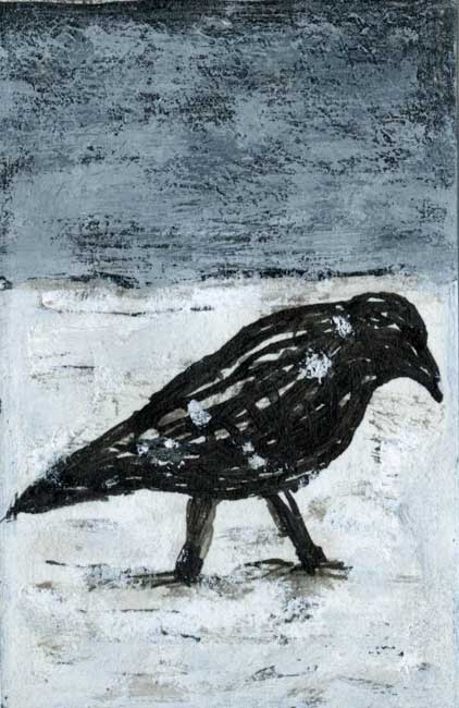 Artwork: Drawing 1995 black bird