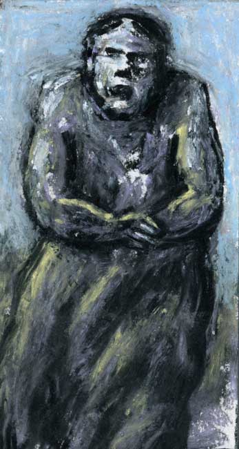 Artwork: Drawing 1989 standing figure