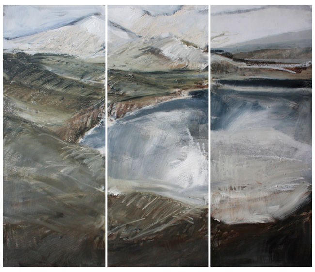 Artwork: Spring snow across the Bay