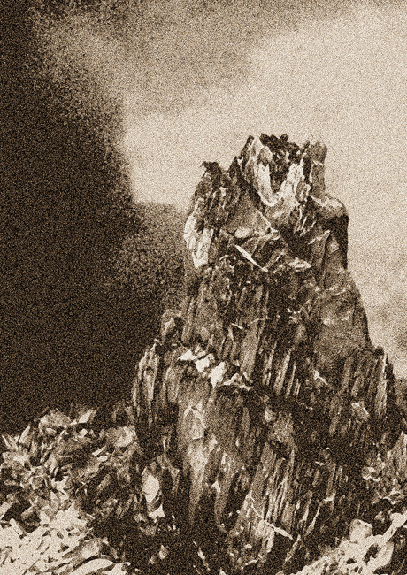 Artwork: Ben Lomond above Jacobs Ladder V