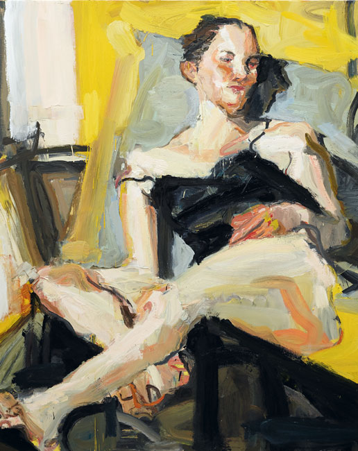 Artwork: Woman in a black camisole
