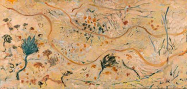 Artwork: Empty creek dried land Fowlers Gap