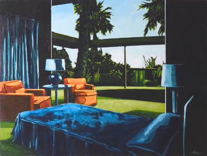 Artwork: Modern Bed Interior