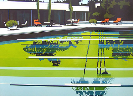 Artwork: Green Pool Reflection Copy