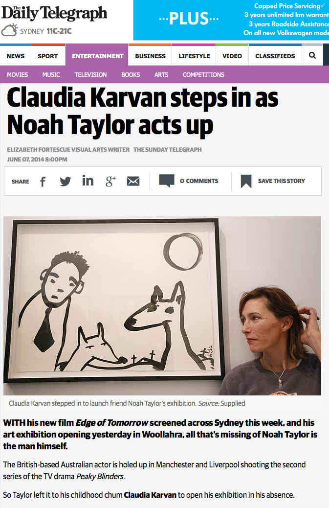 Claudia Karvan steps in as Noah Taylor acts up