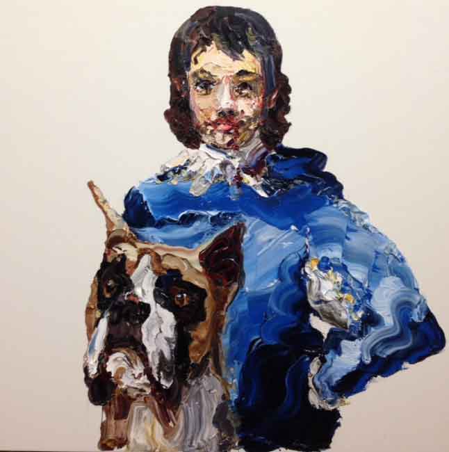 Artwork: Blue boy and beast