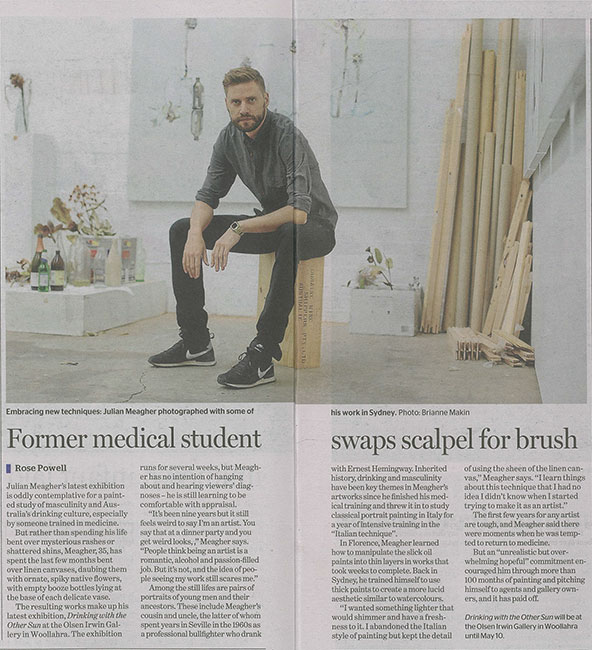 Former medical student swaps scalpel for brush