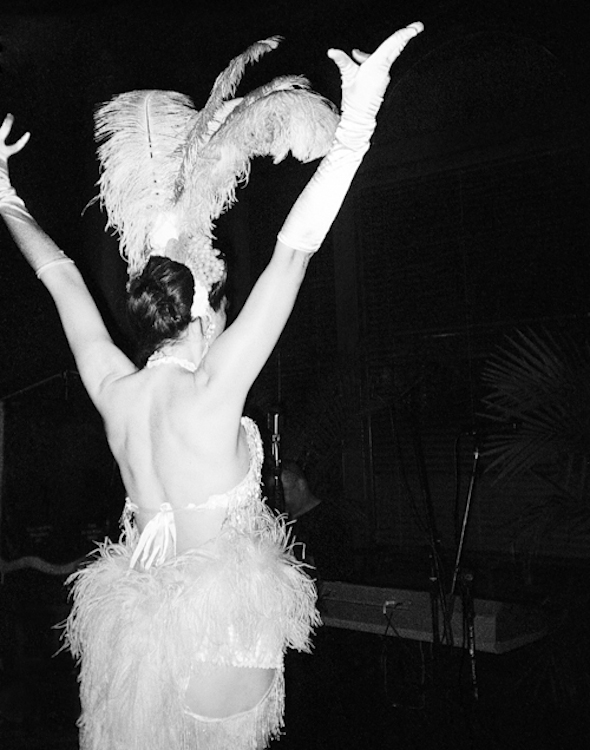 Artwork: Performer in Feathers New York City