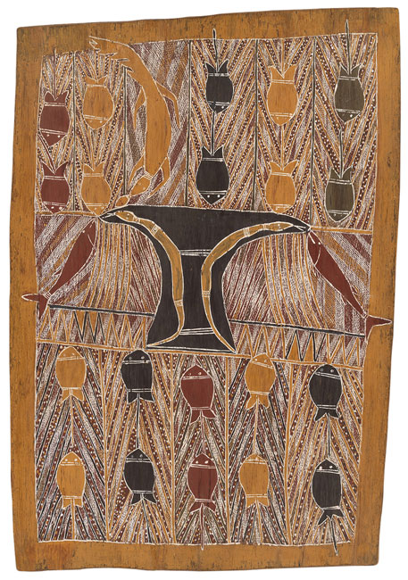 Artwork: Lamamirri Clan Designs Stingrays and rainmaking snakes