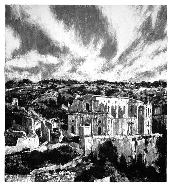 Artwork: History Church and sky