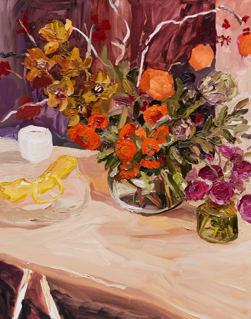 Artwork: Still life with yellow basket
