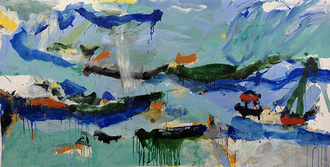 Artwork: Water poised above water