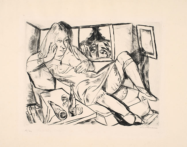 Artwork: FRAU IN DER NACHT Woman in the night