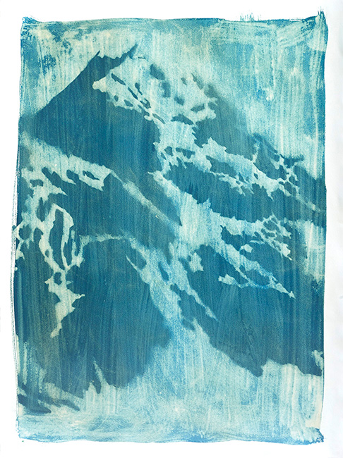 Artwork: One Hour of Solstice Sunlight as Seven Repeated Landscapes VII