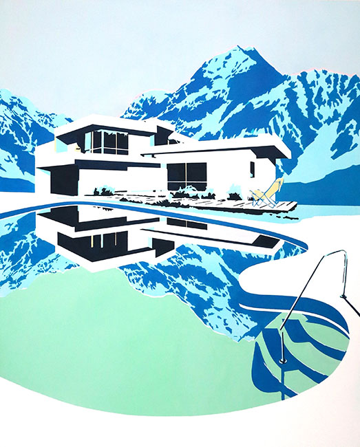 Artwork: Modern Home Mountains