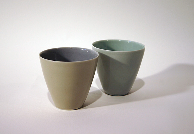 Artwork: Two wide beakers