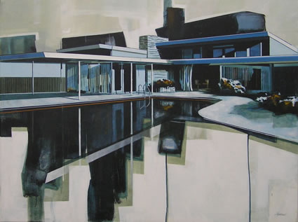 Artwork: Modern Copy Blue Exterior