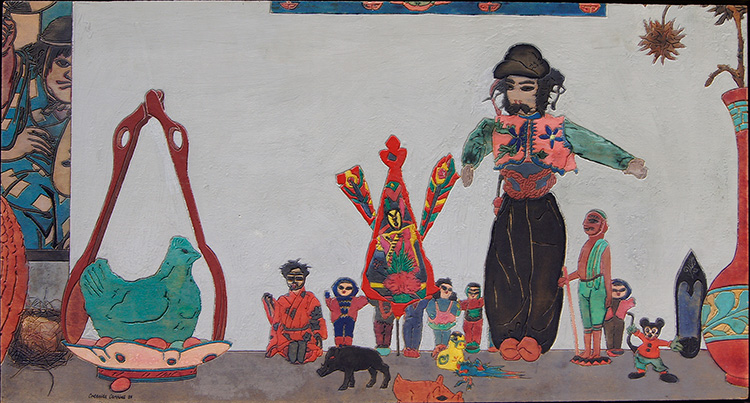 Artwork: On the mantlepiece