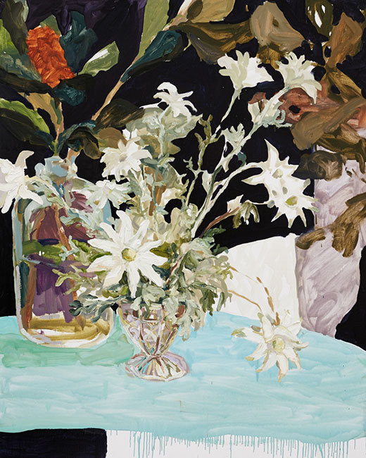 Artwork: Flannel flowers and Banksia