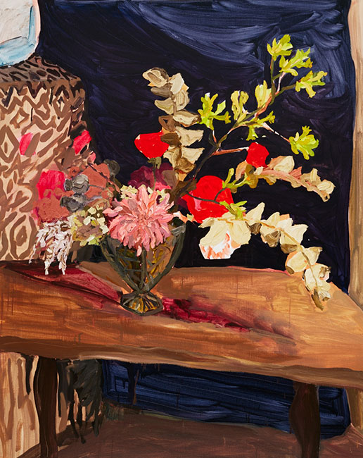 Artwork: Kangaroo Paw and Mulla Mulla with Roses and Dahlia