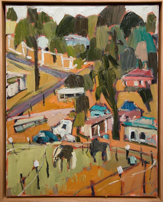 Artwork: Two doors down from the racecourse