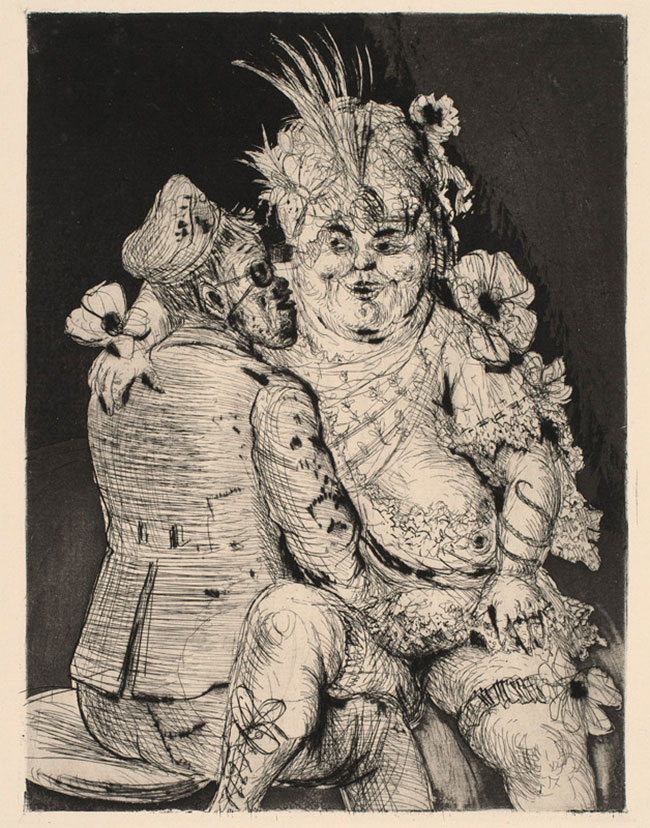 Artwork: Besuch bei Madame Germaine in Mericourt Visit to Madame Germaine at Mericourt Forest