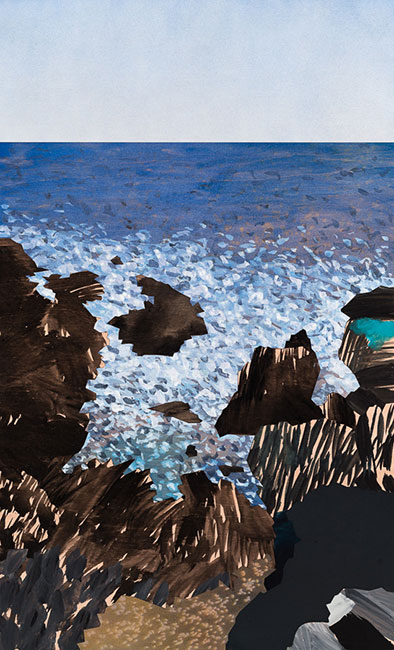 Artwork: Painting 172 Moonee Beach