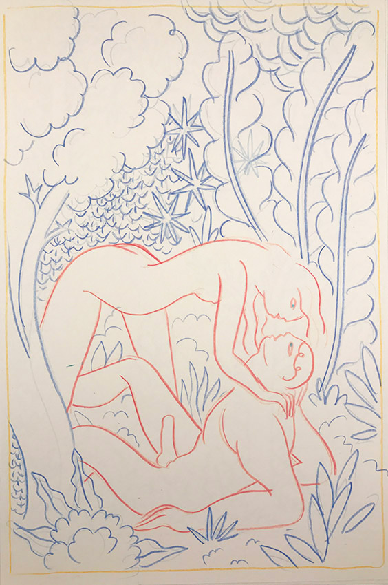 Artwork: Moment of Sudden Recognition Line Version